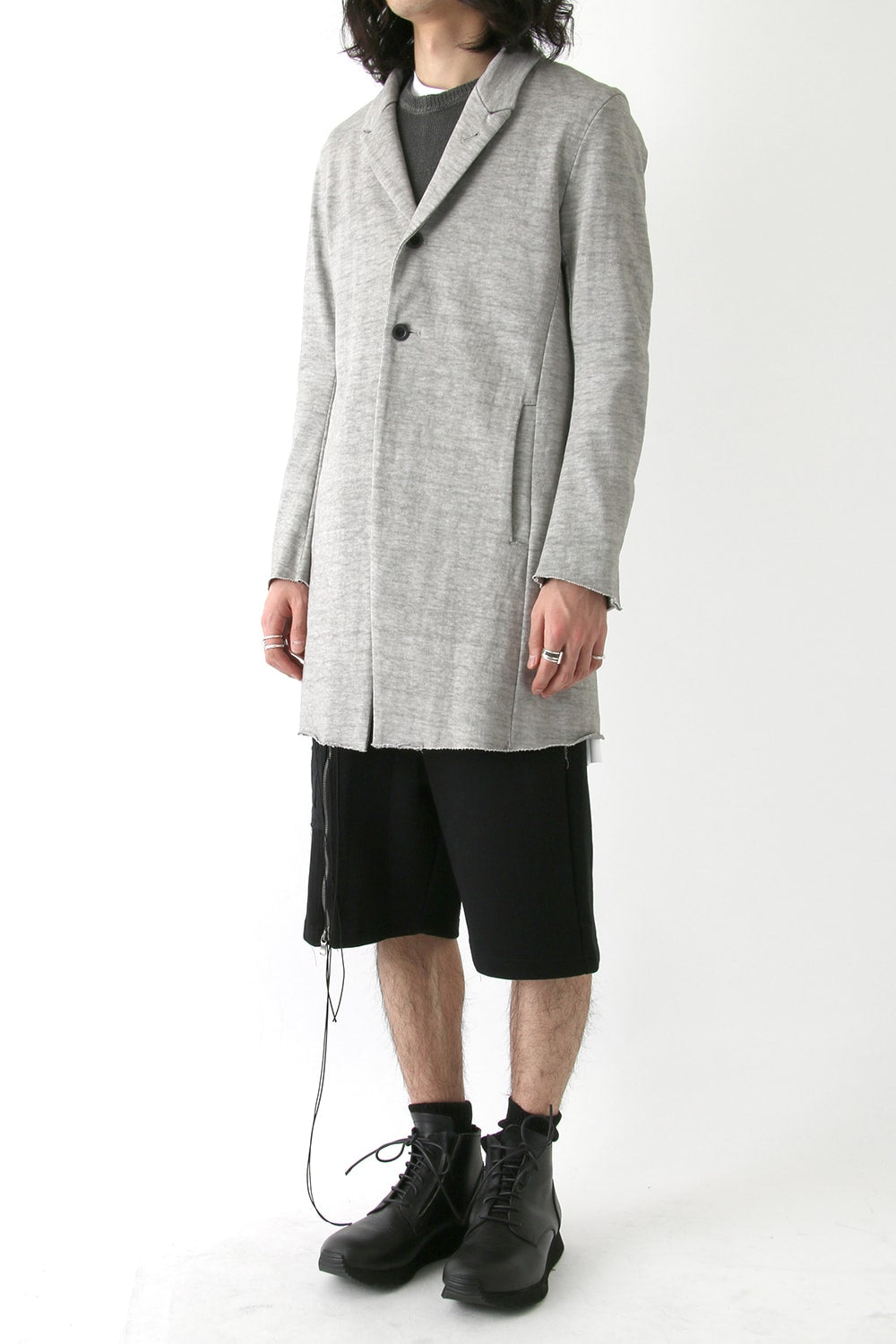 Hanging Inlay Long Jacket