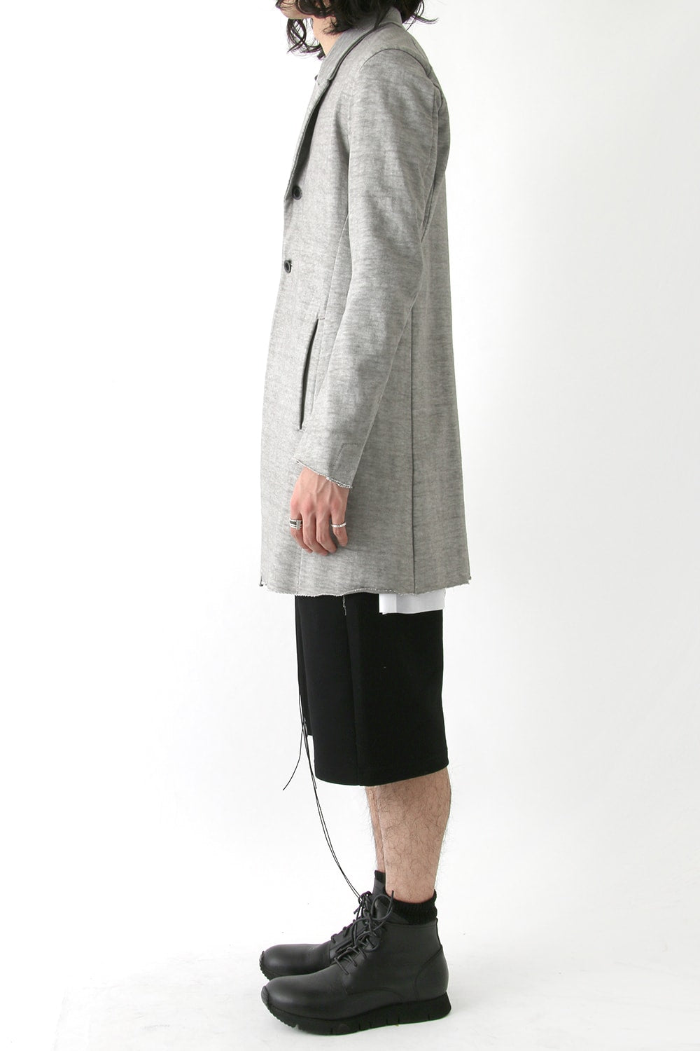 Hanging Inlay Long Jacket