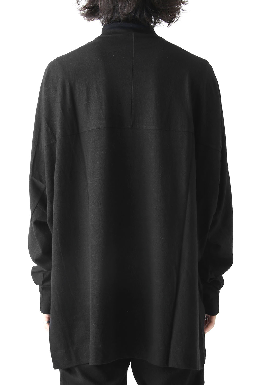 SEAMED HIGH NECK CUT-SEW