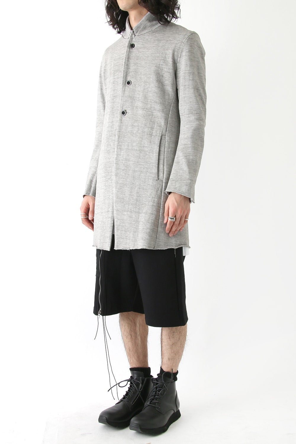 Hanging Inlay Long Jacket