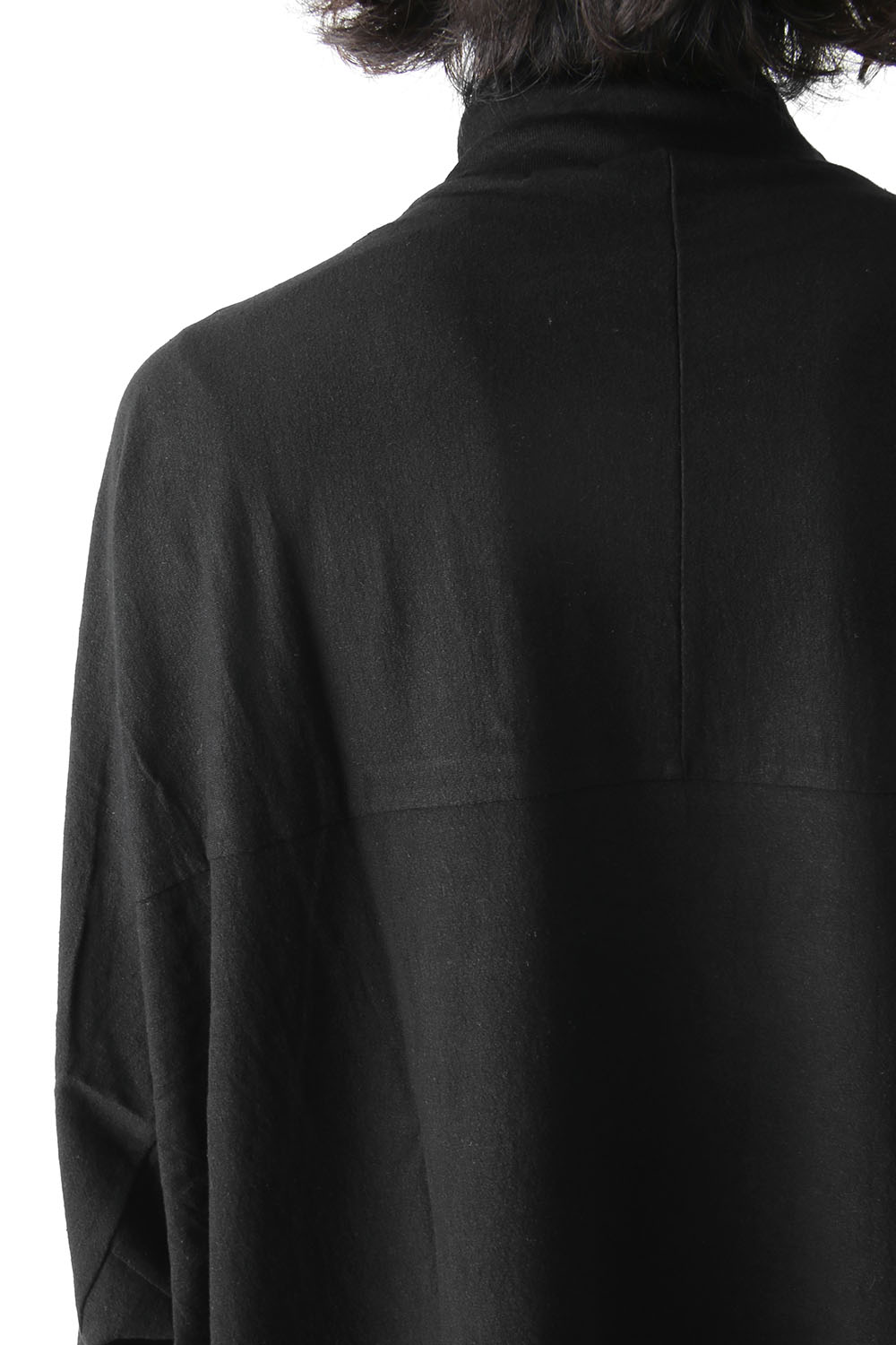 SEAMED HIGH NECK CUT-SEW