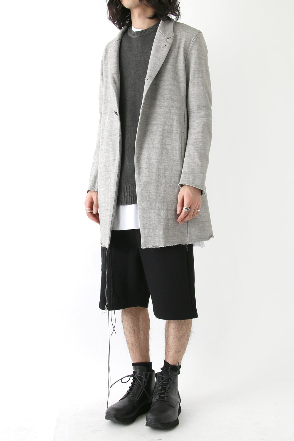 Hanging Inlay Long Jacket