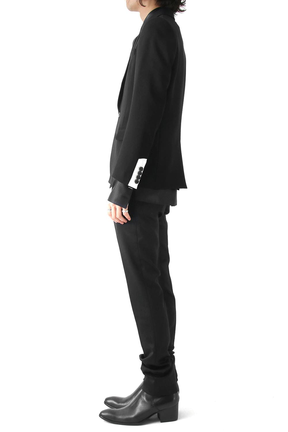 TUXEDO CLOTH STRETCH PANTS