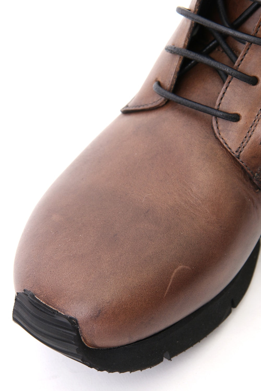 Leather High Cut Sneakers