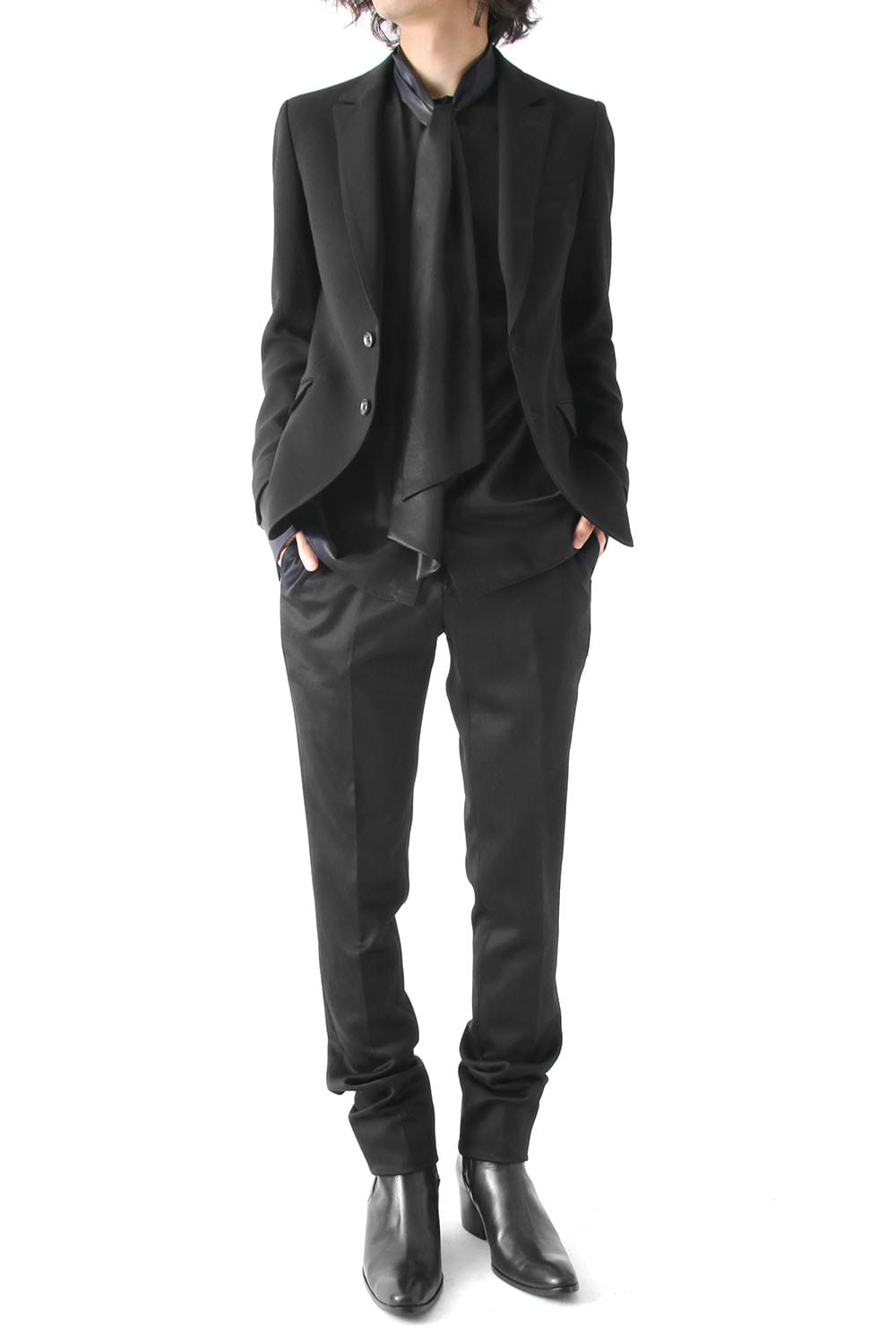 TUXEDO CLOTH STRETCH PANTS