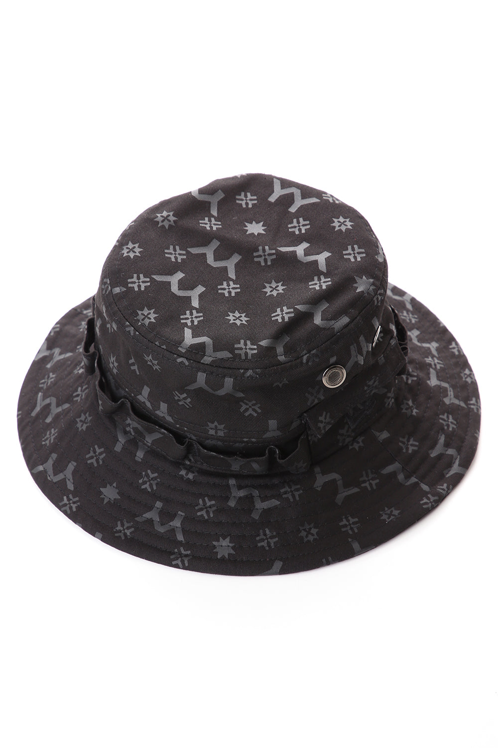 New Era Monogram print YY LOGO Adventure Hat