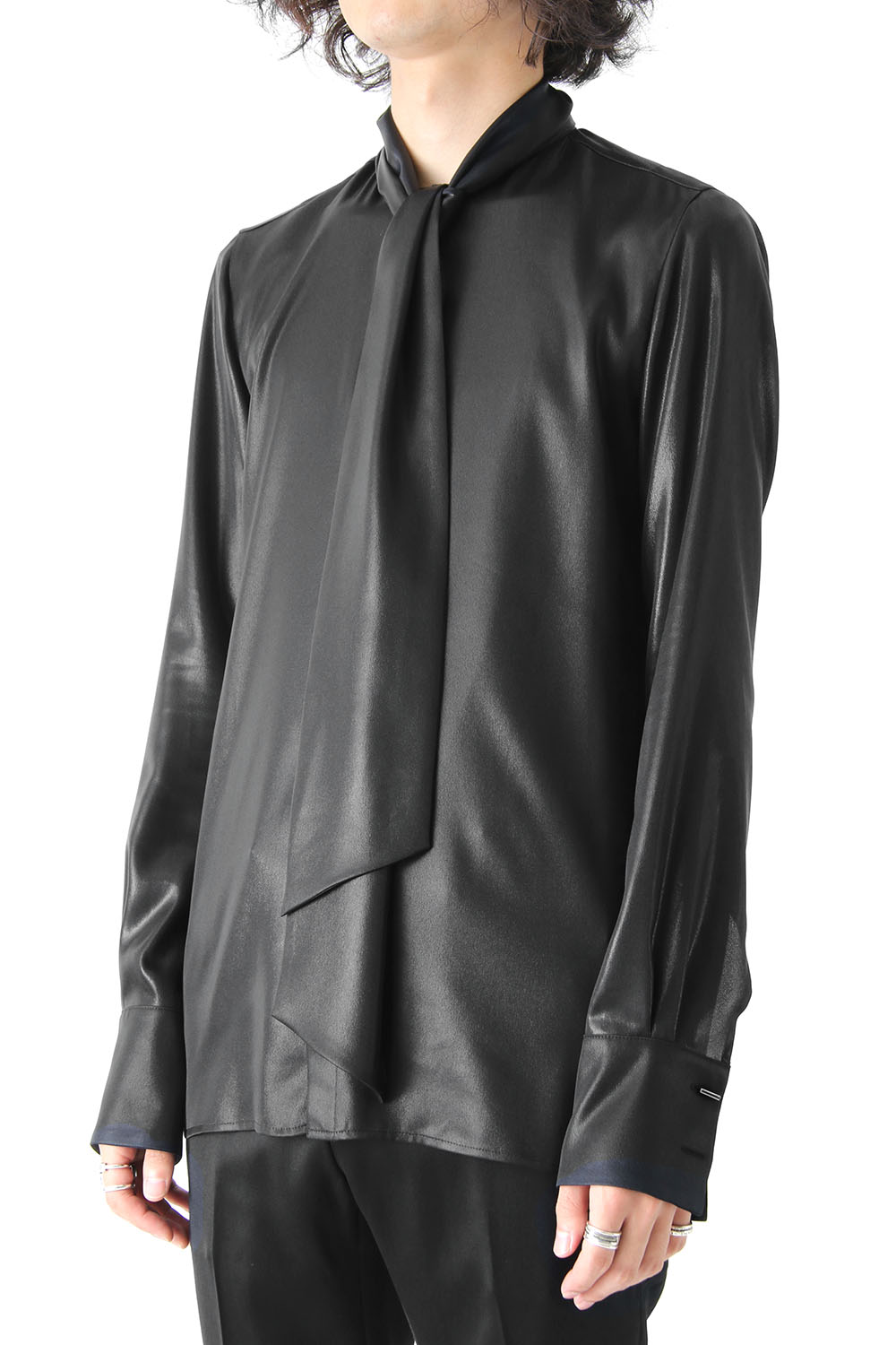 METALIC GEORGETTE SHIRT