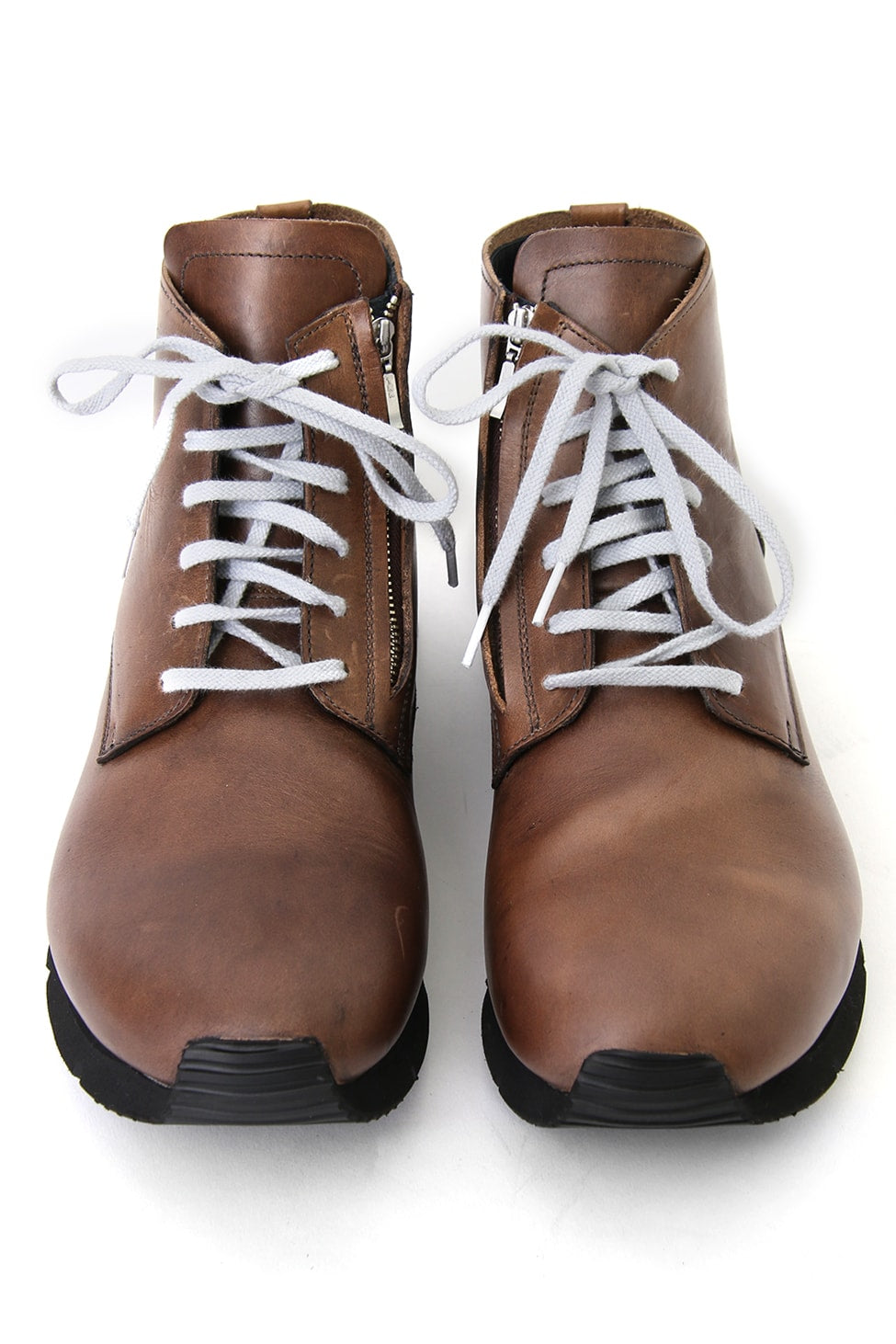 Leather High Cut Sneakers