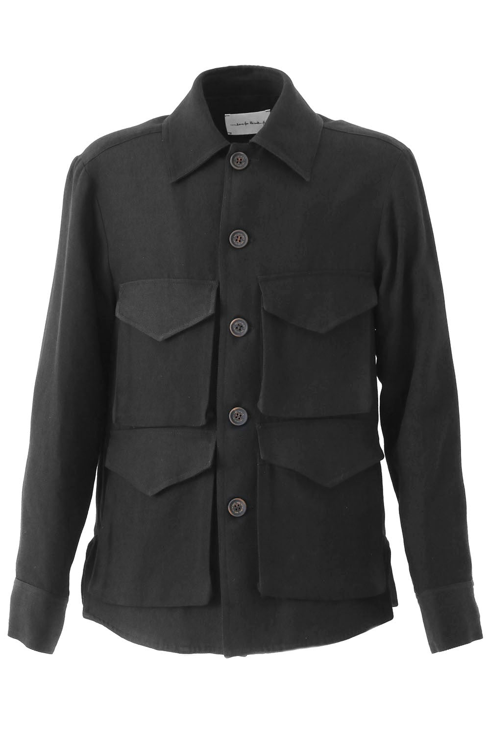 DRILL RAYON 4 POCKET SQUARE JACKET