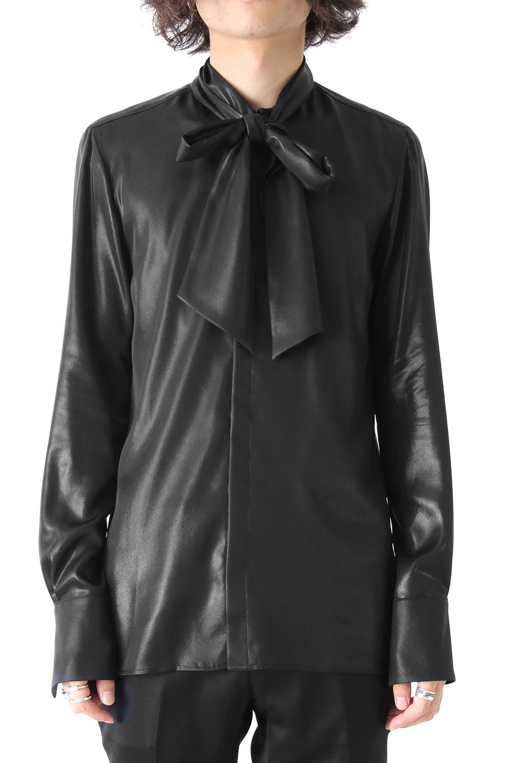 METALIC GEORGETTE SHIRT