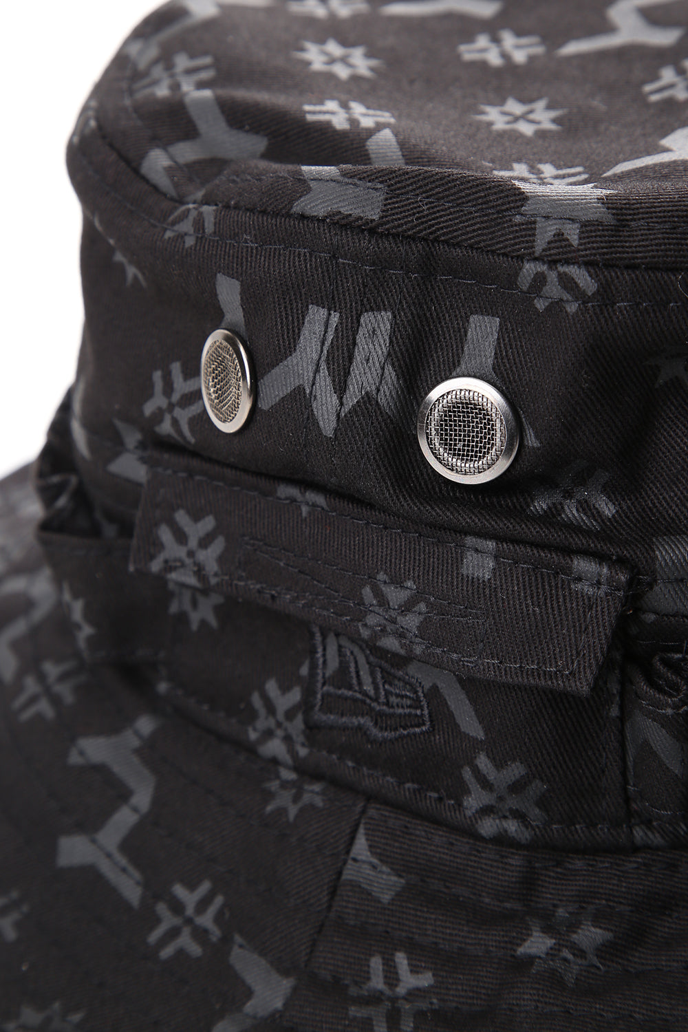 New Era Monogram print YY LOGO Adventure Hat