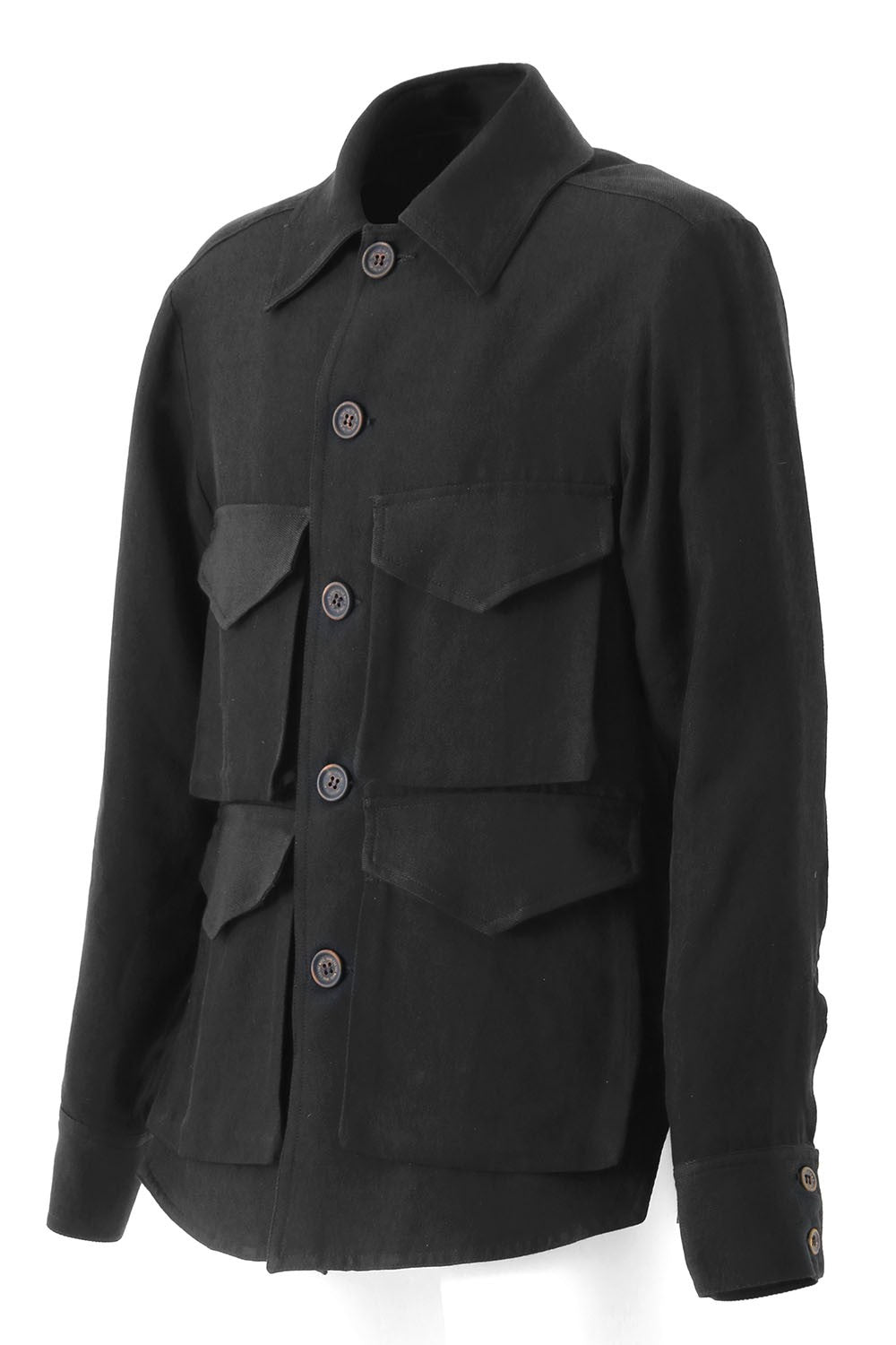 DRILL RAYON 4 POCKET SQUARE JACKET