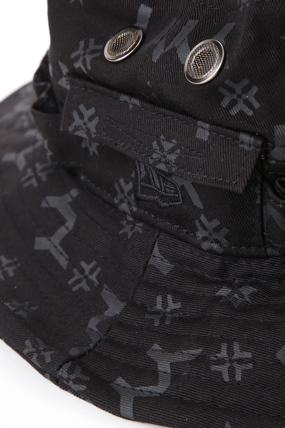 New Era Monogram print YY LOGO Adventure Hat