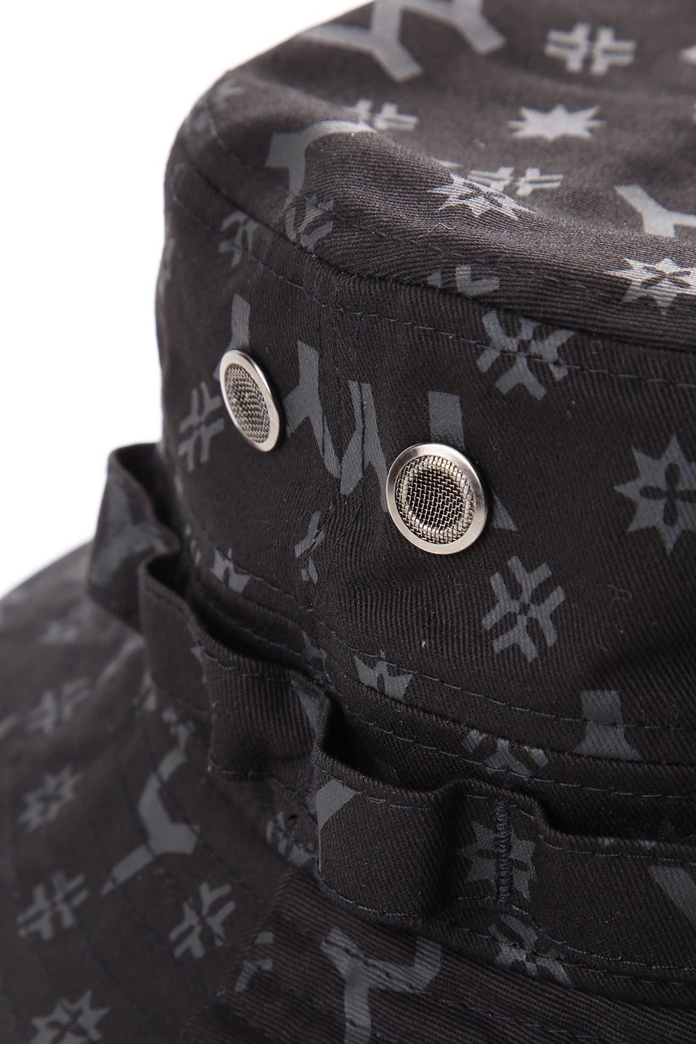 New Era Monogram print YY LOGO Adventure Hat