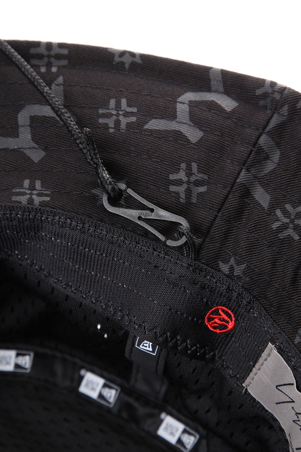 New Era Monogram print YY LOGO Adventure Hat