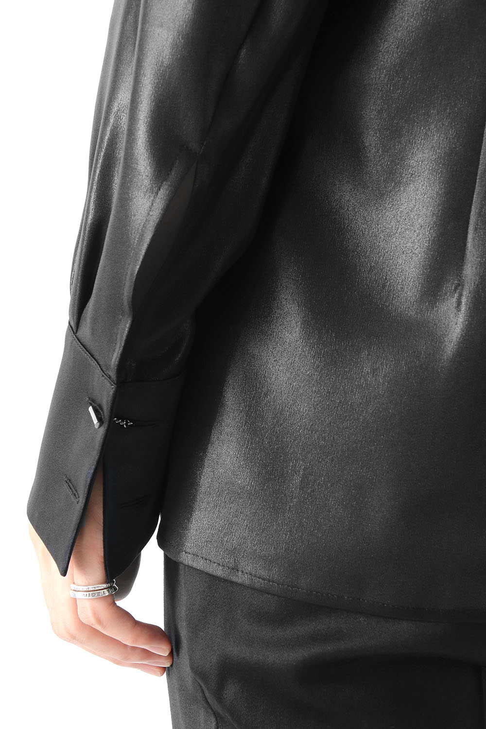 METALIC GEORGETTE SHIRT