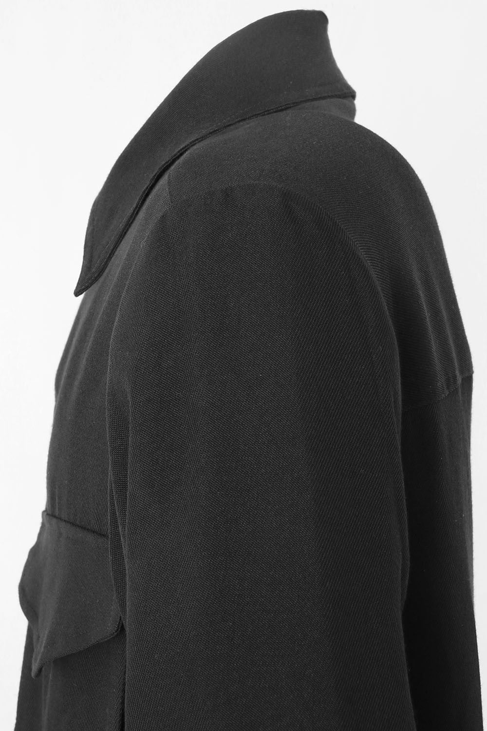 DRILL RAYON 4 POCKET SQUARE JACKET