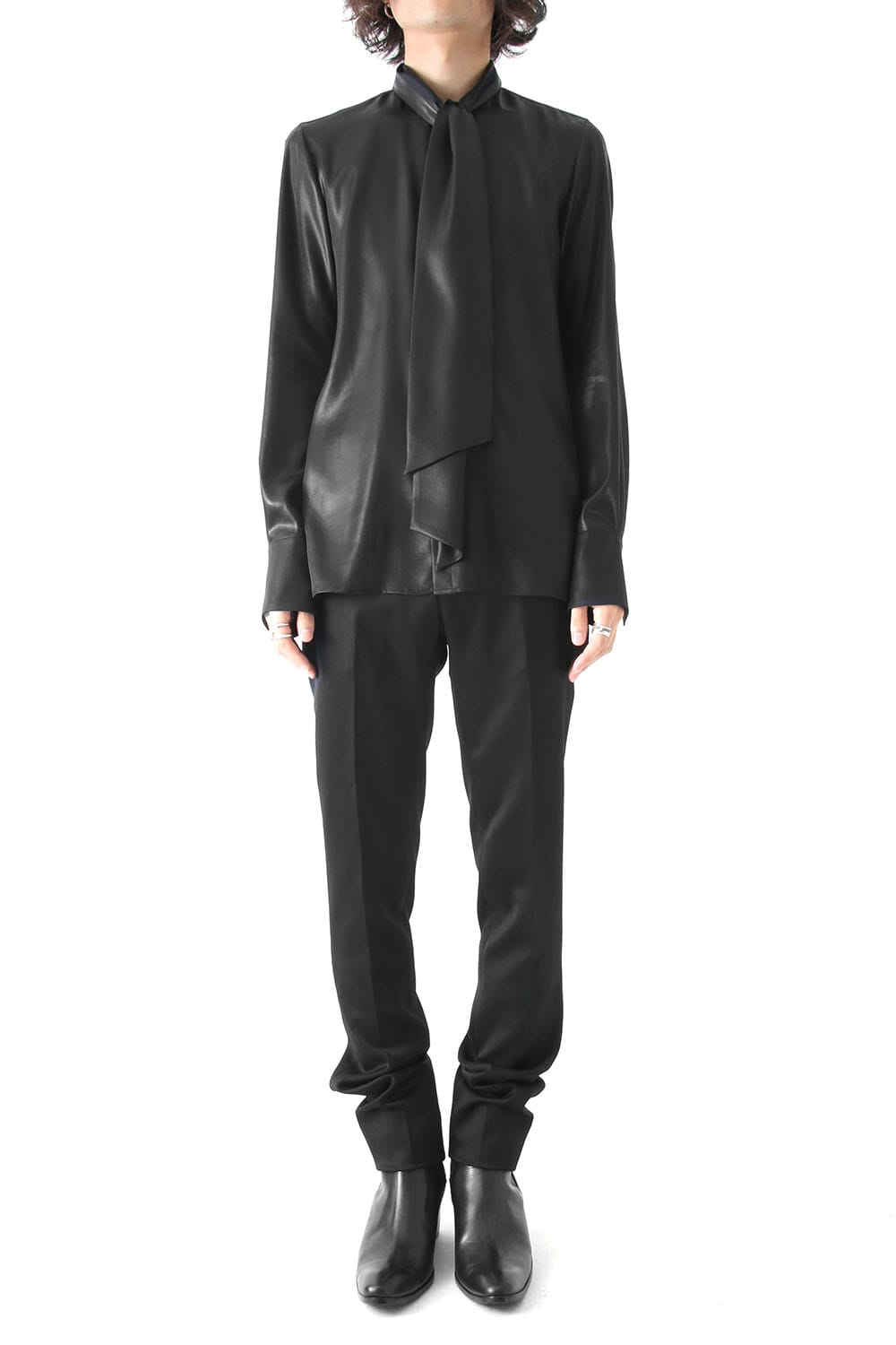 METALIC GEORGETTE SHIRT