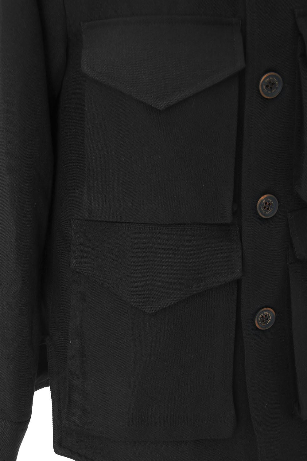 DRILL RAYON 4 POCKET SQUARE JACKET