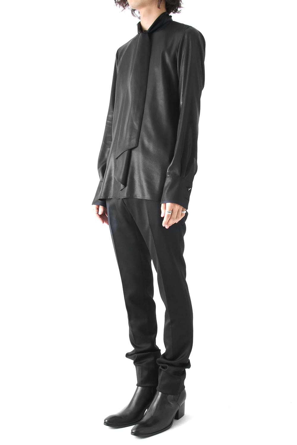 METALIC GEORGETTE SHIRT