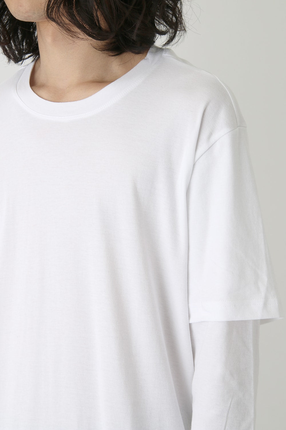 Smooth Layered Three Quarter Sleeve Tee