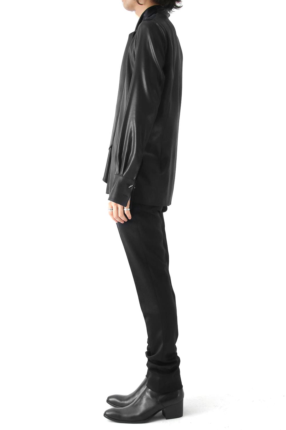 METALIC GEORGETTE SHIRT