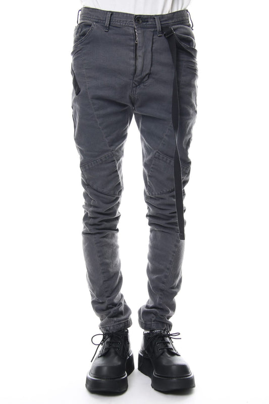 TWISTED SKINNY PANTS Charcoal