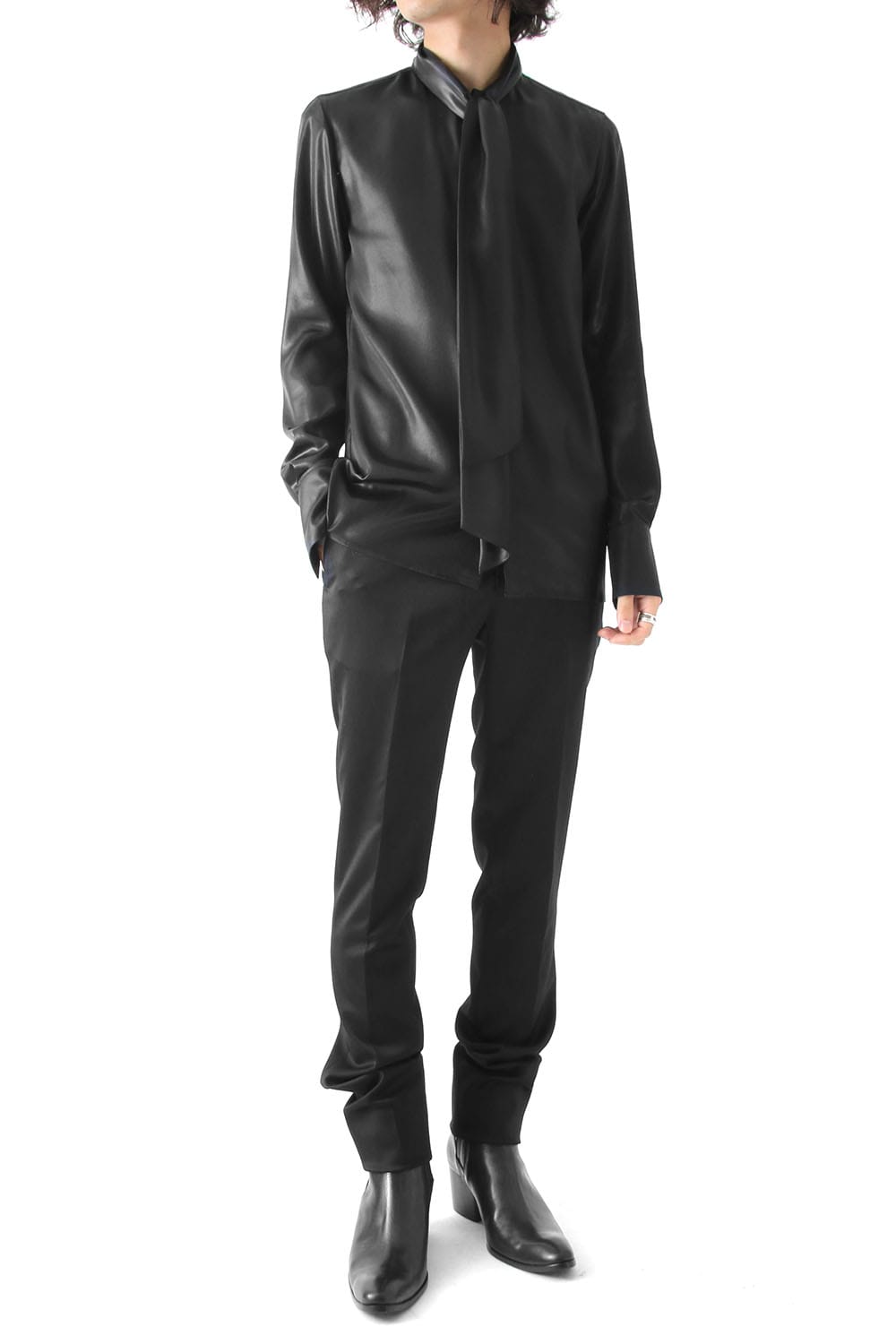 METALIC GEORGETTE SHIRT