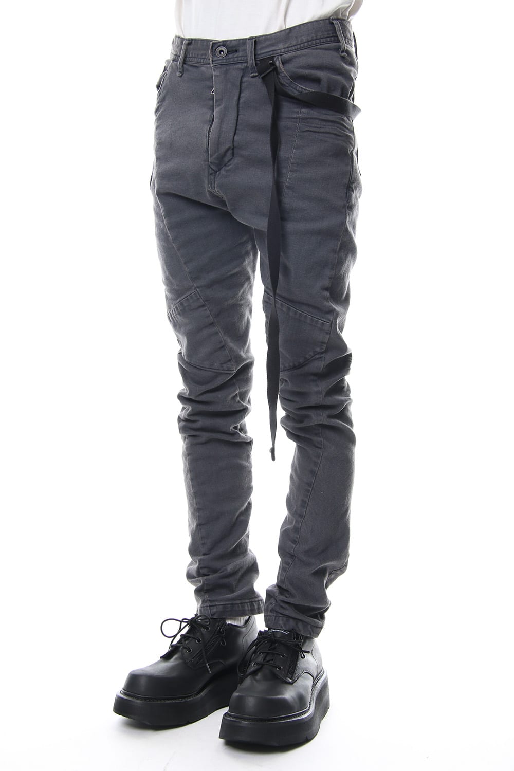 TWISTED SKINNY PANTS Charcoal