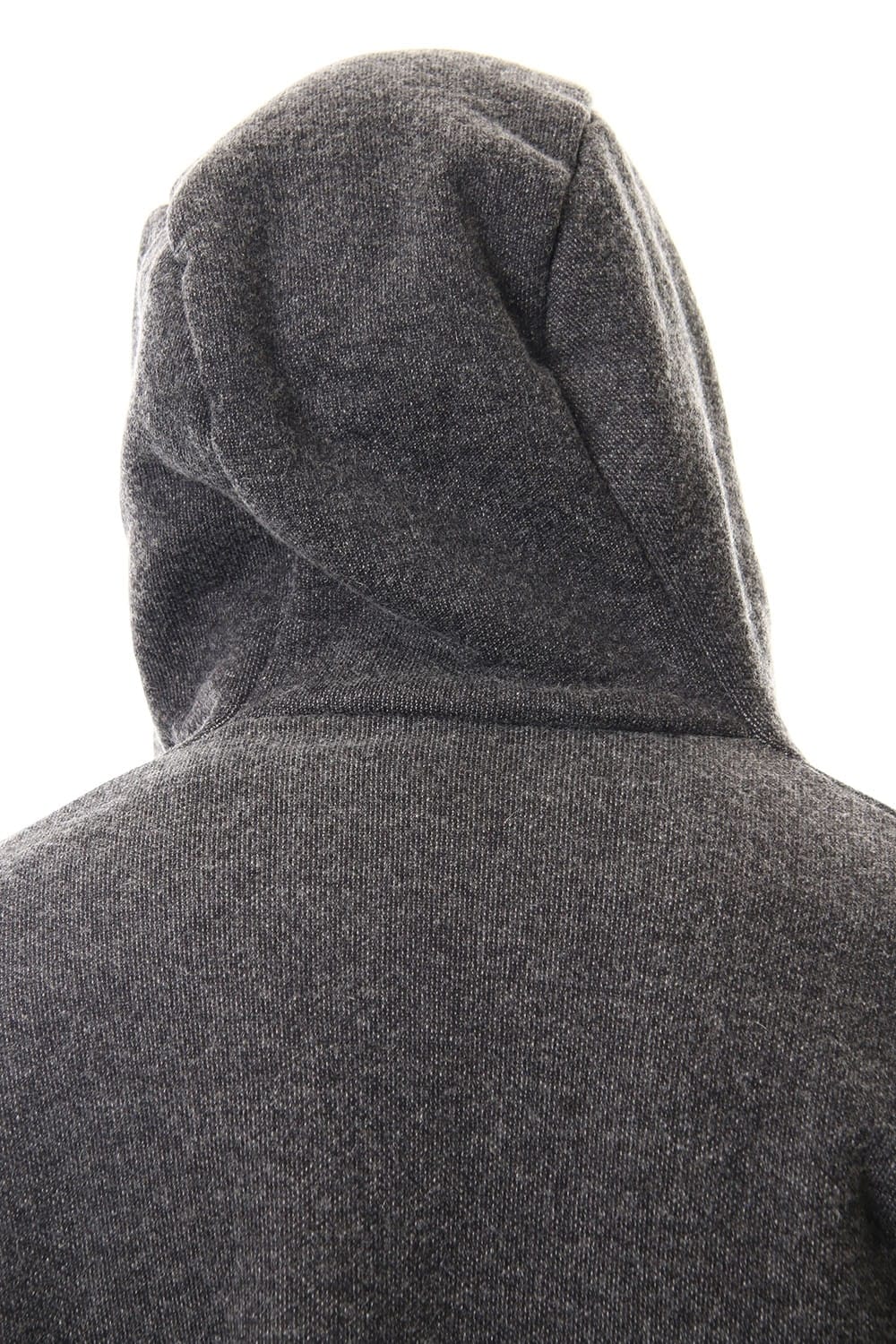 Wool Cotton Pile Hooded Coat