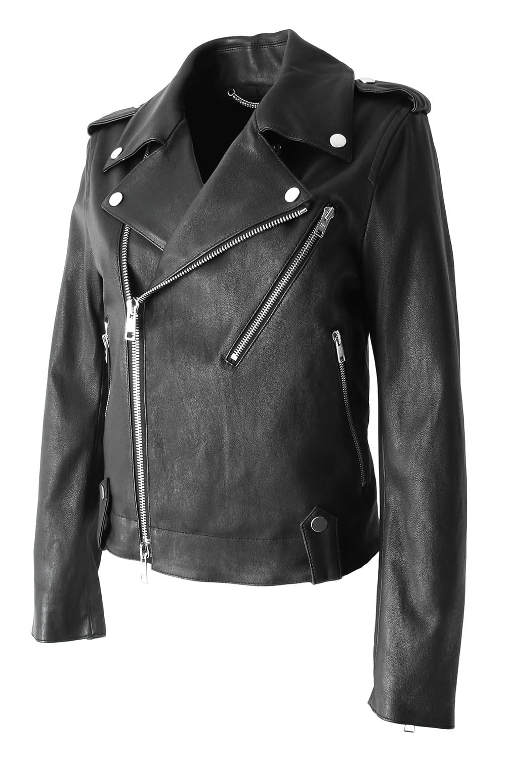 Bonding Lamb leather Double Riders Jacket