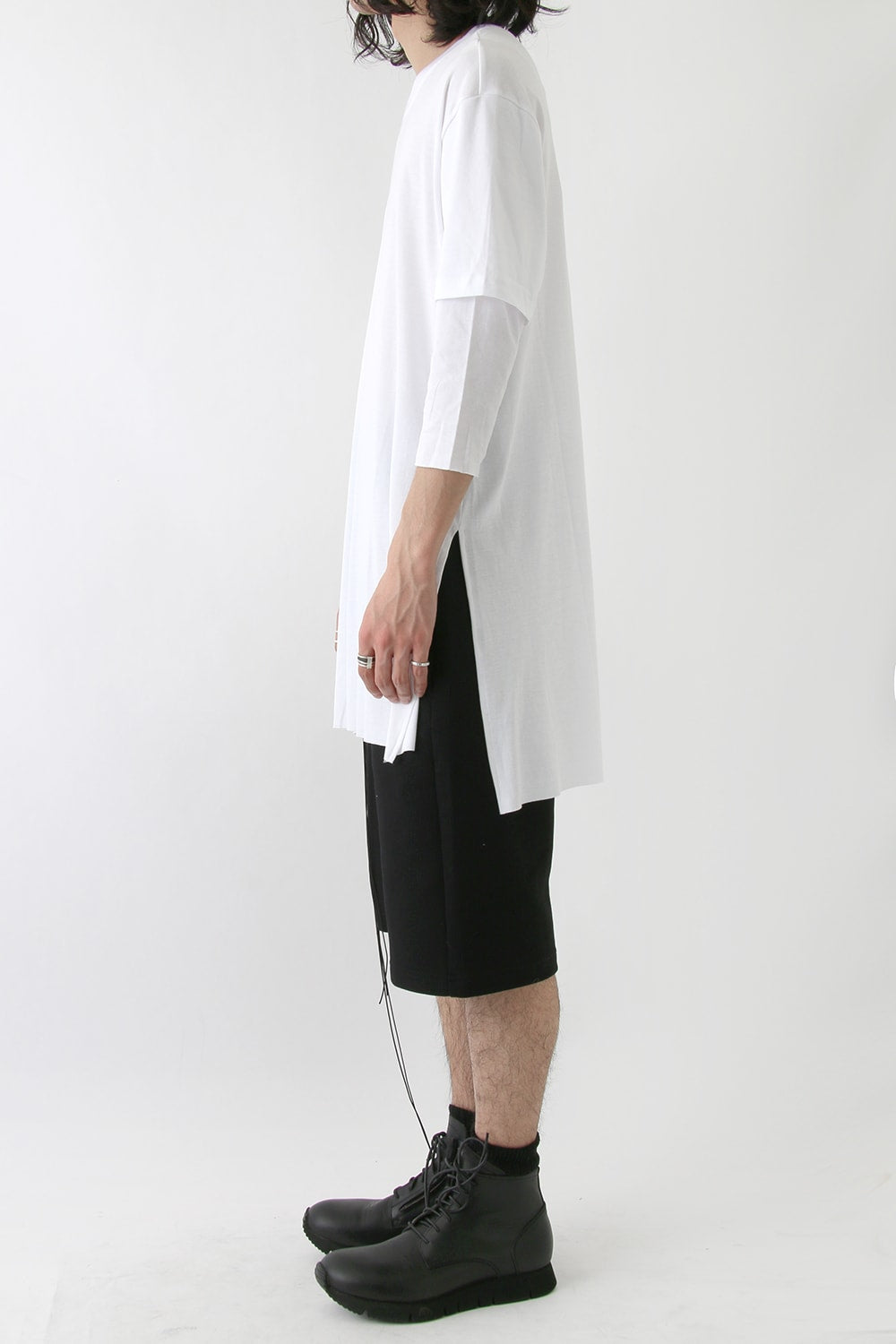 Smooth Layered Three Quarter Sleeve Tee