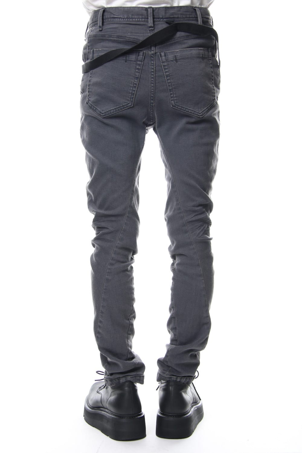 TWISTED SKINNY PANTS Charcoal