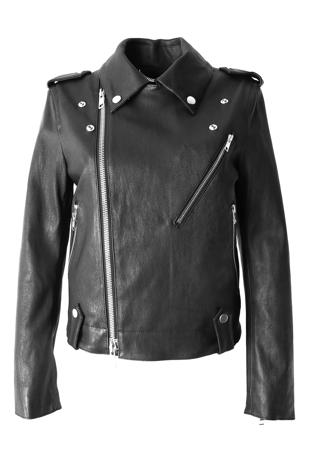 Bonding Lamb leather Double Riders Jacket