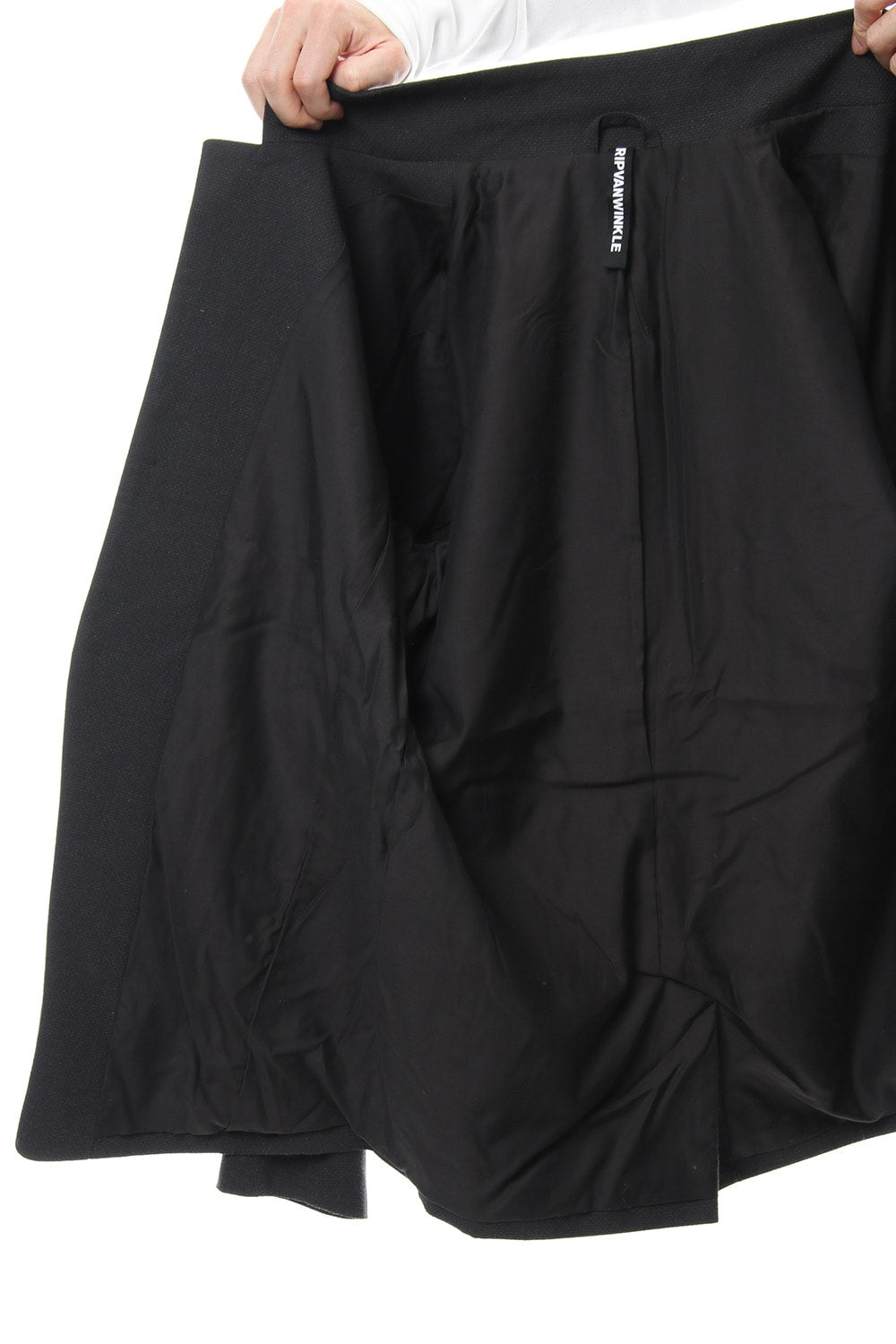 Dobby Pin Head Draping jacket RB-023 CB.Black