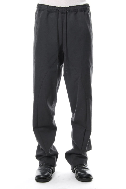 Dobby Pin Head Draping Wide Pants RB-020 CB.Black