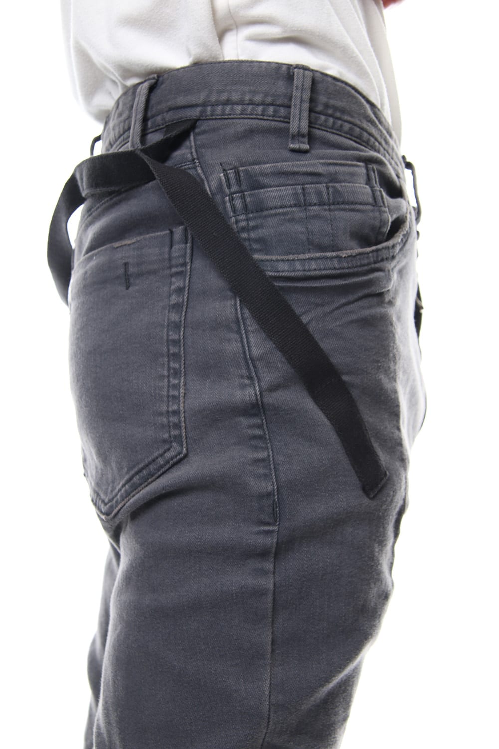 TWISTED SKINNY PANTS Charcoal