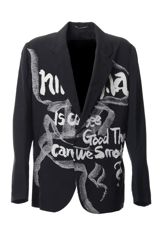 Right Pocket Discharge Print Jacket