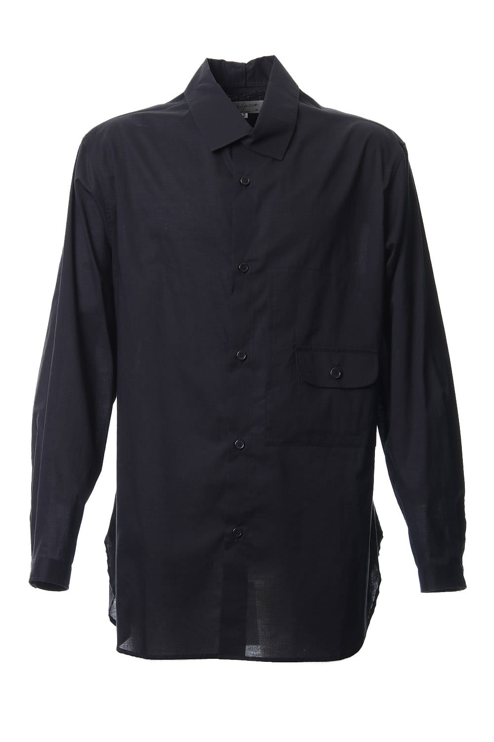 Open Button Stand Shirt
