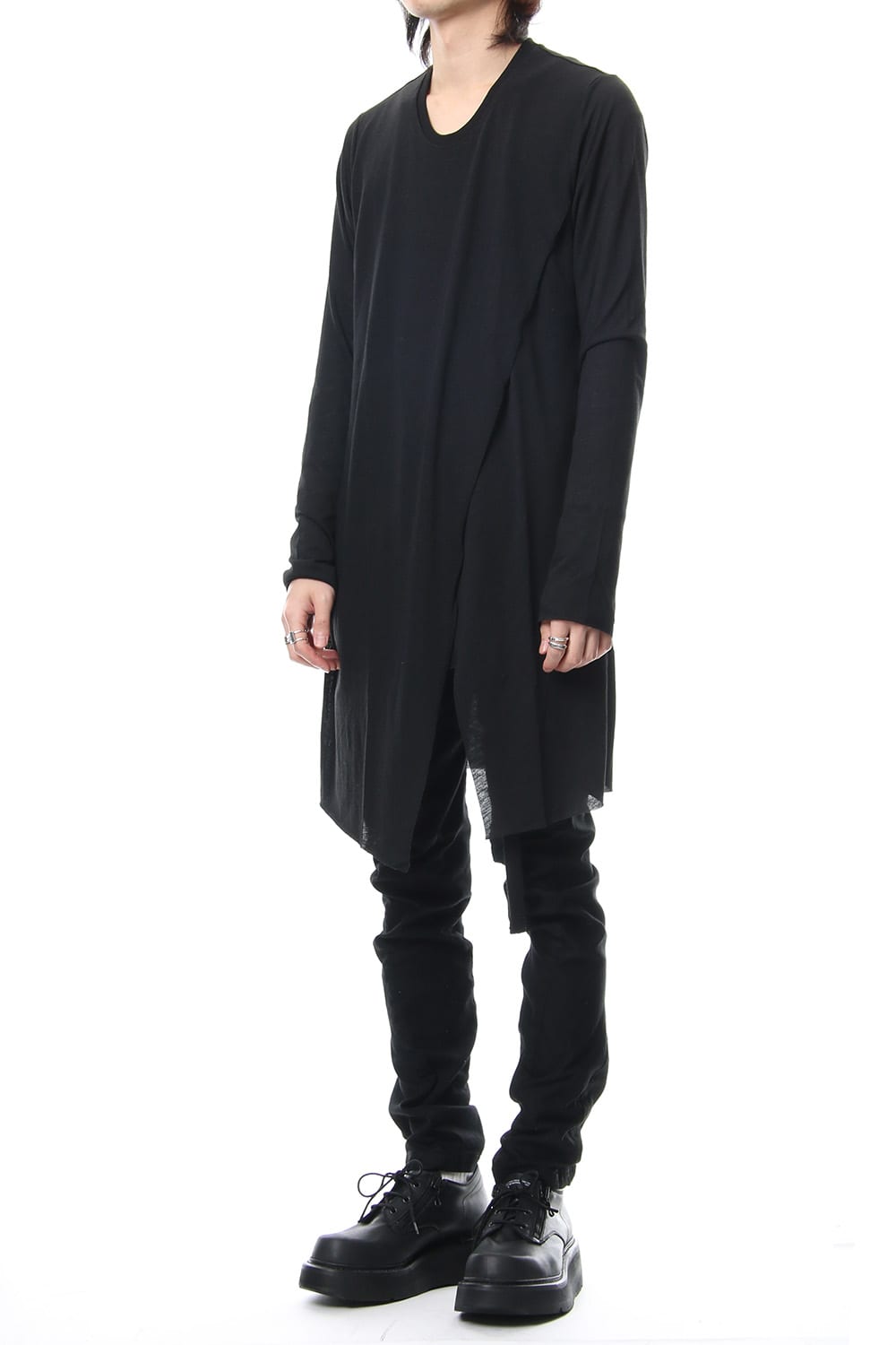 TWISTED SKINNY PANTS Black