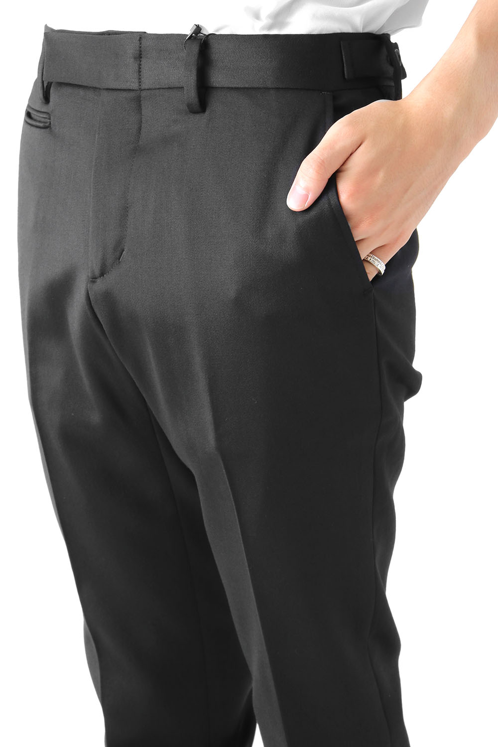 TUXEDO CLOTH STRETCH PANTS