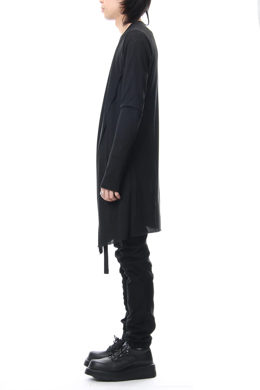 TWISTED SKINNY PANTS Black