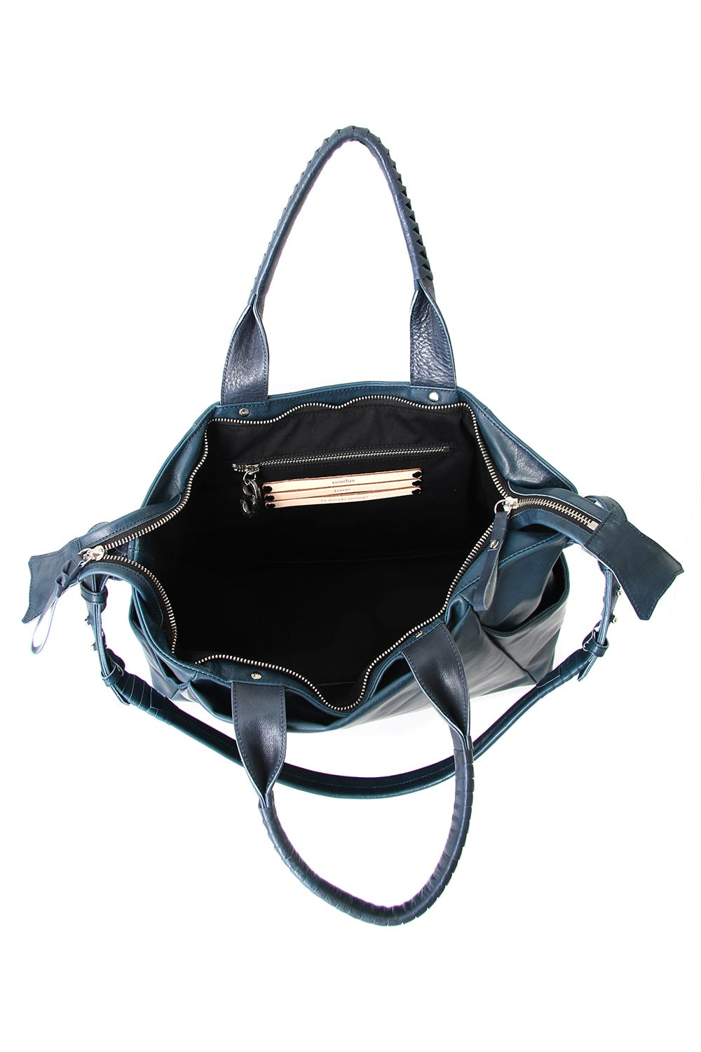 Wall shoulder bag - Cow Mineral - Dark Navy