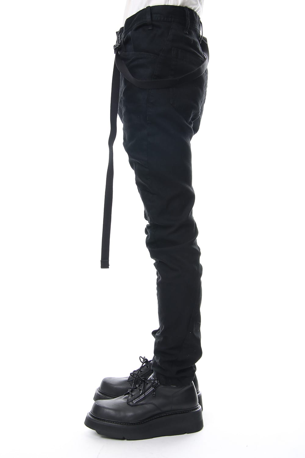 TWISTED SKINNY PANTS Black