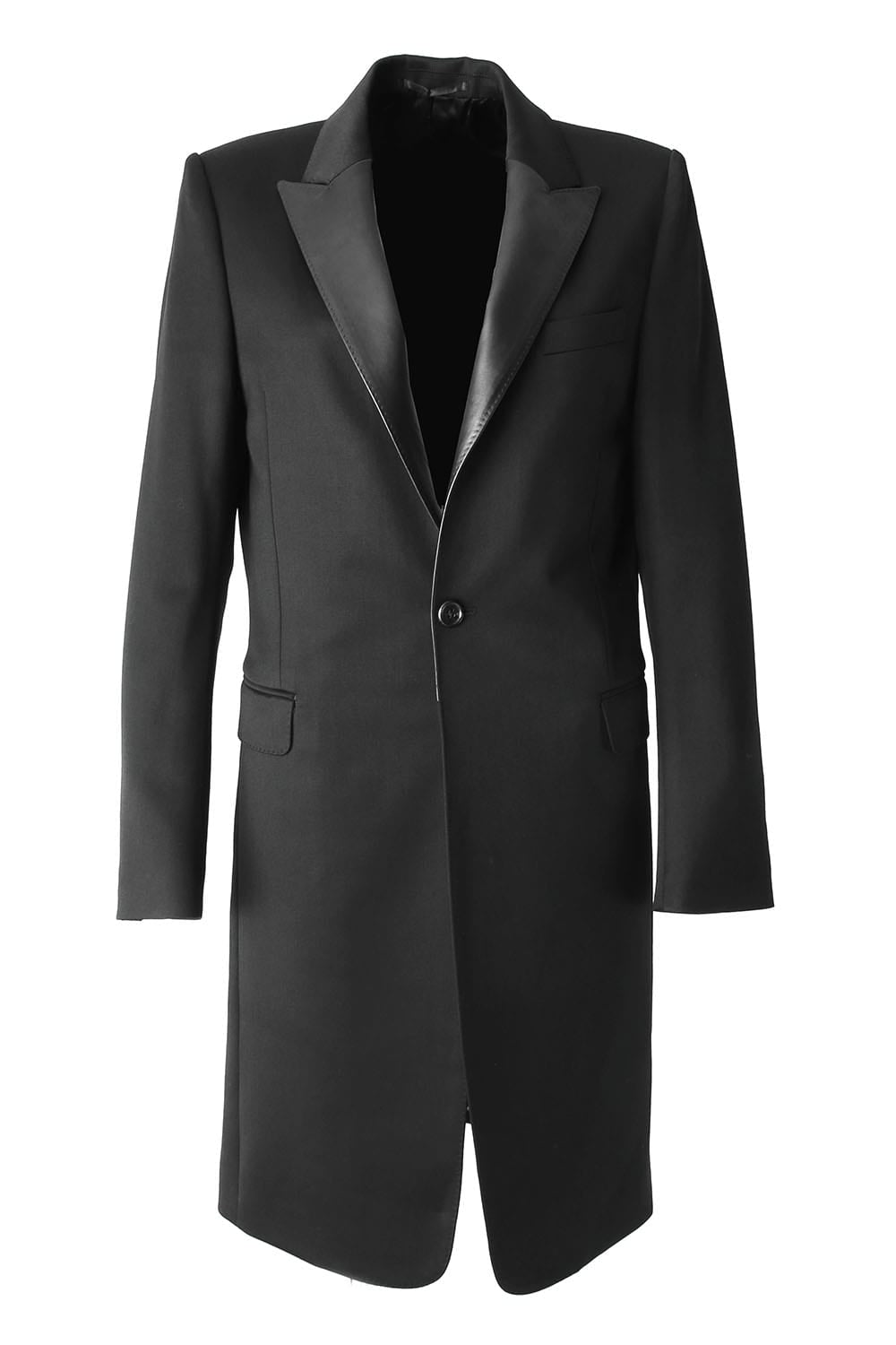 Tuxedo Cloth Stretch Long Jacket