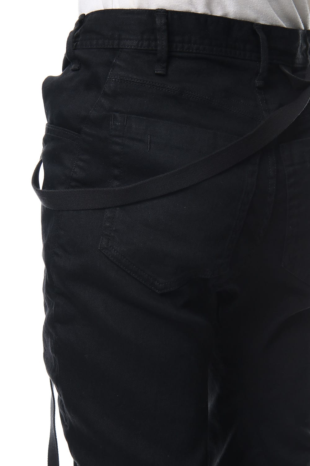 TWISTED SKINNY PANTS Black