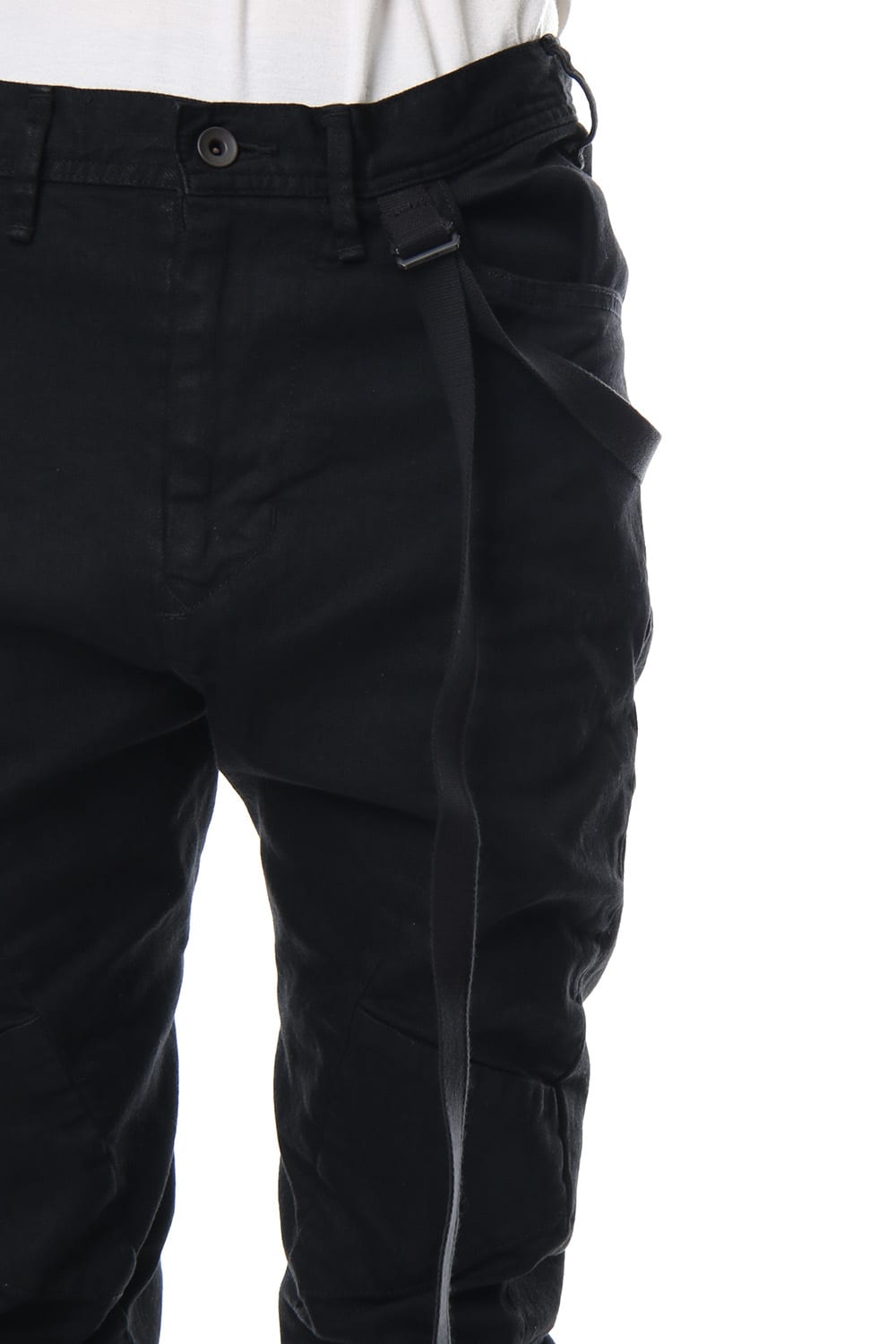 TWISTED SKINNY PANTS Black