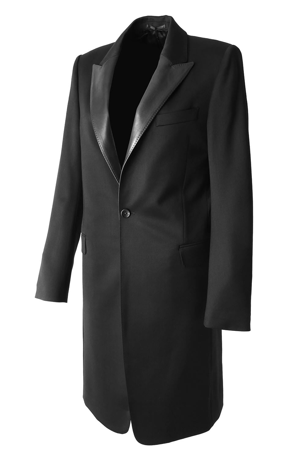 Tuxedo Cloth Stretch Long Jacket