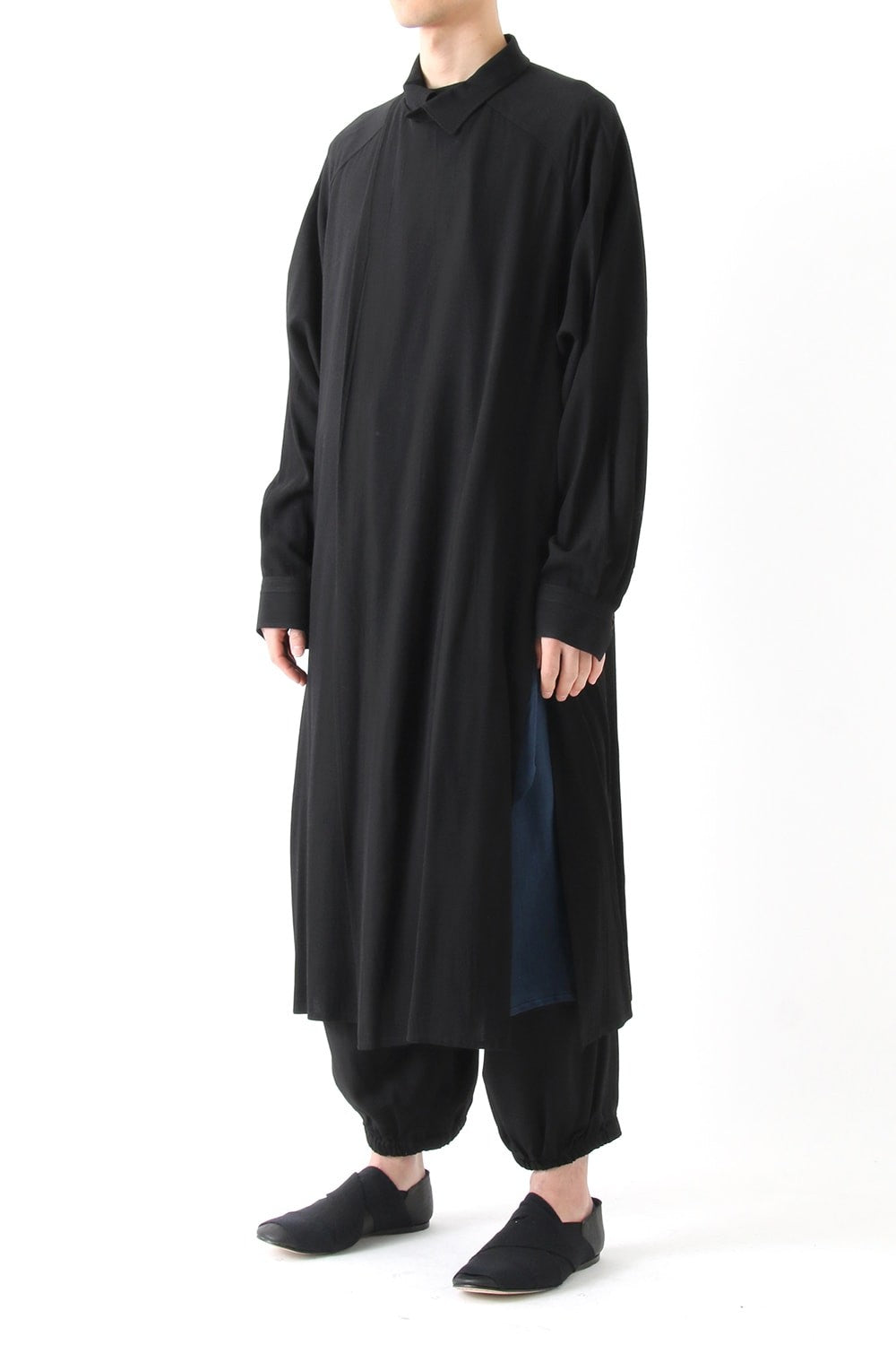 Double Left Side Shirt Coat