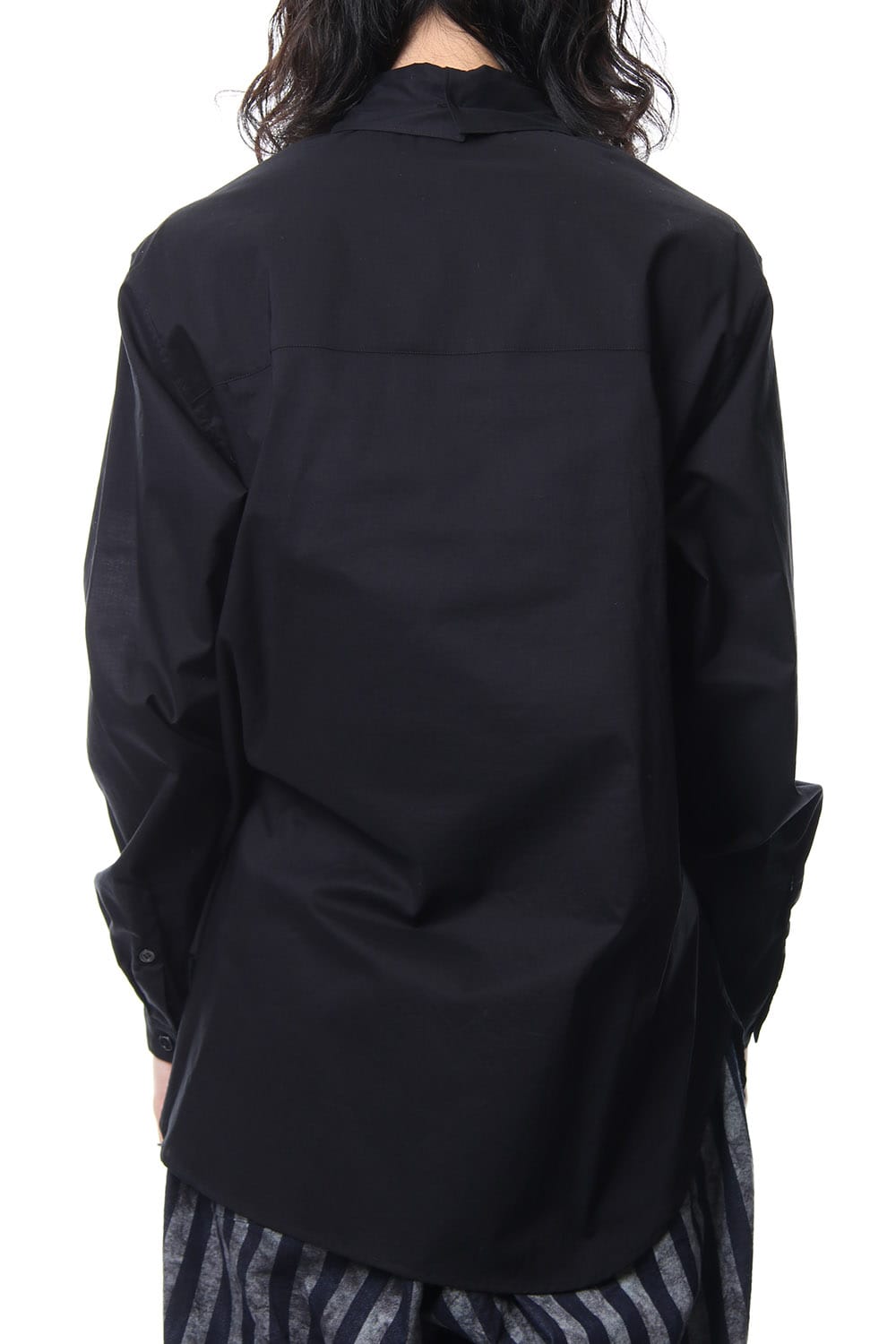 Open Button Stand Shirt